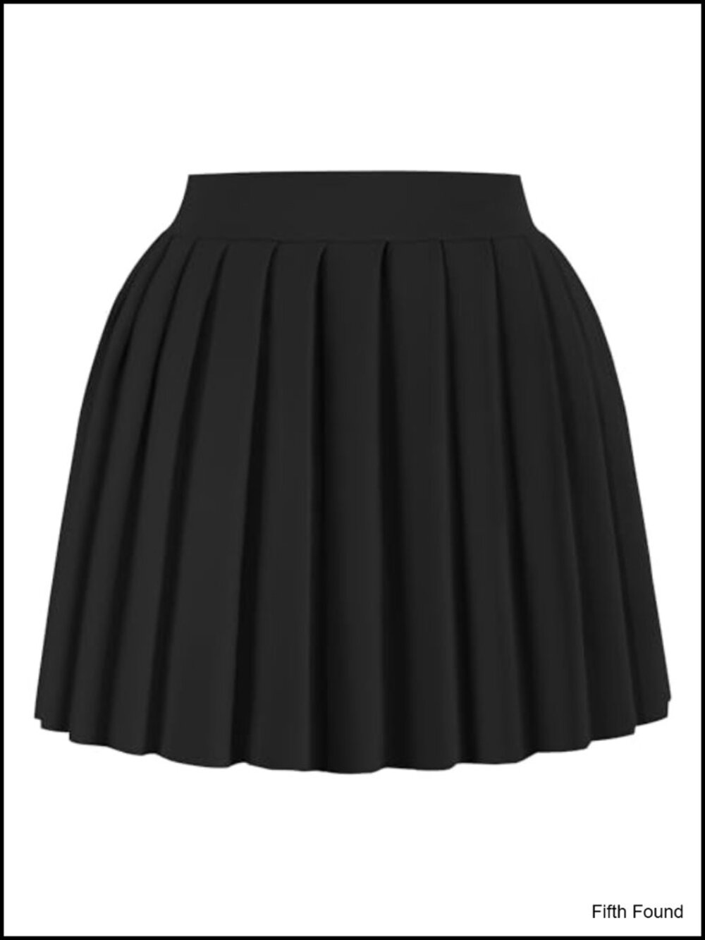 Mini Pleated A-Line Skater Tennis Skirt High Waist Rayon Spandex